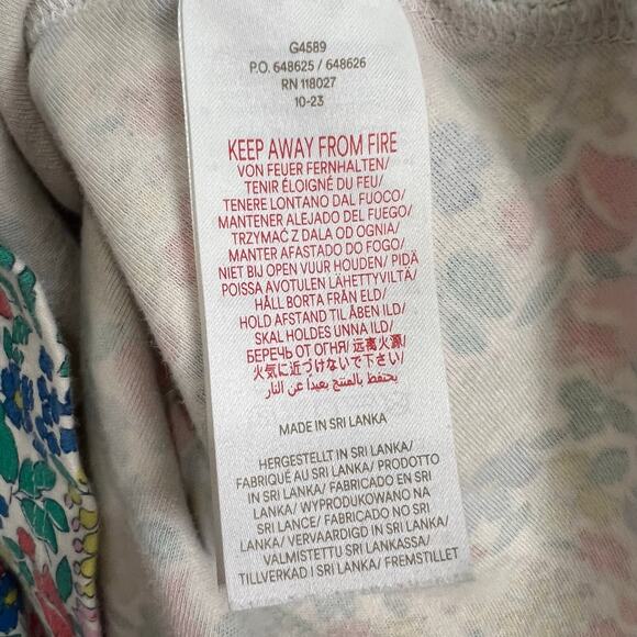 Mini Boden Floral Puff Sleeve Fit and Flare Dress Girl's Size 4-5 Years - Picture 5 of 6